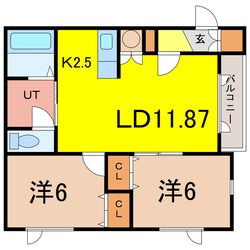 ＷＡＫＥ318の物件間取画像